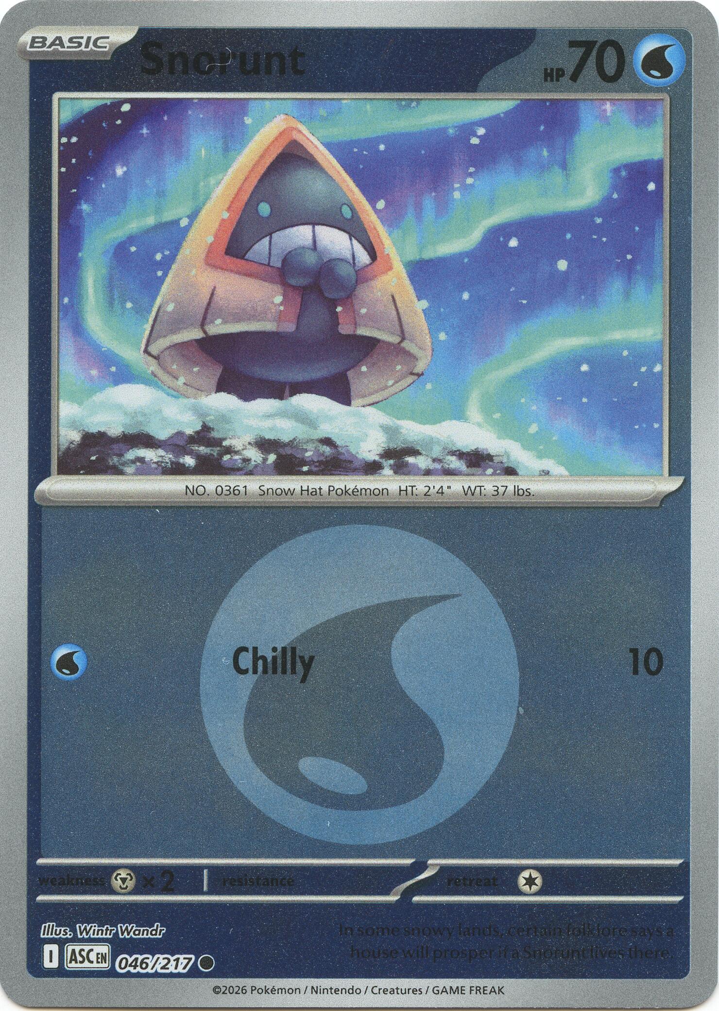 Snorunt (046/217) (Energy Symbol Pattern) [Mega Evolution: Ascended Heroes] | Jack's On Queen