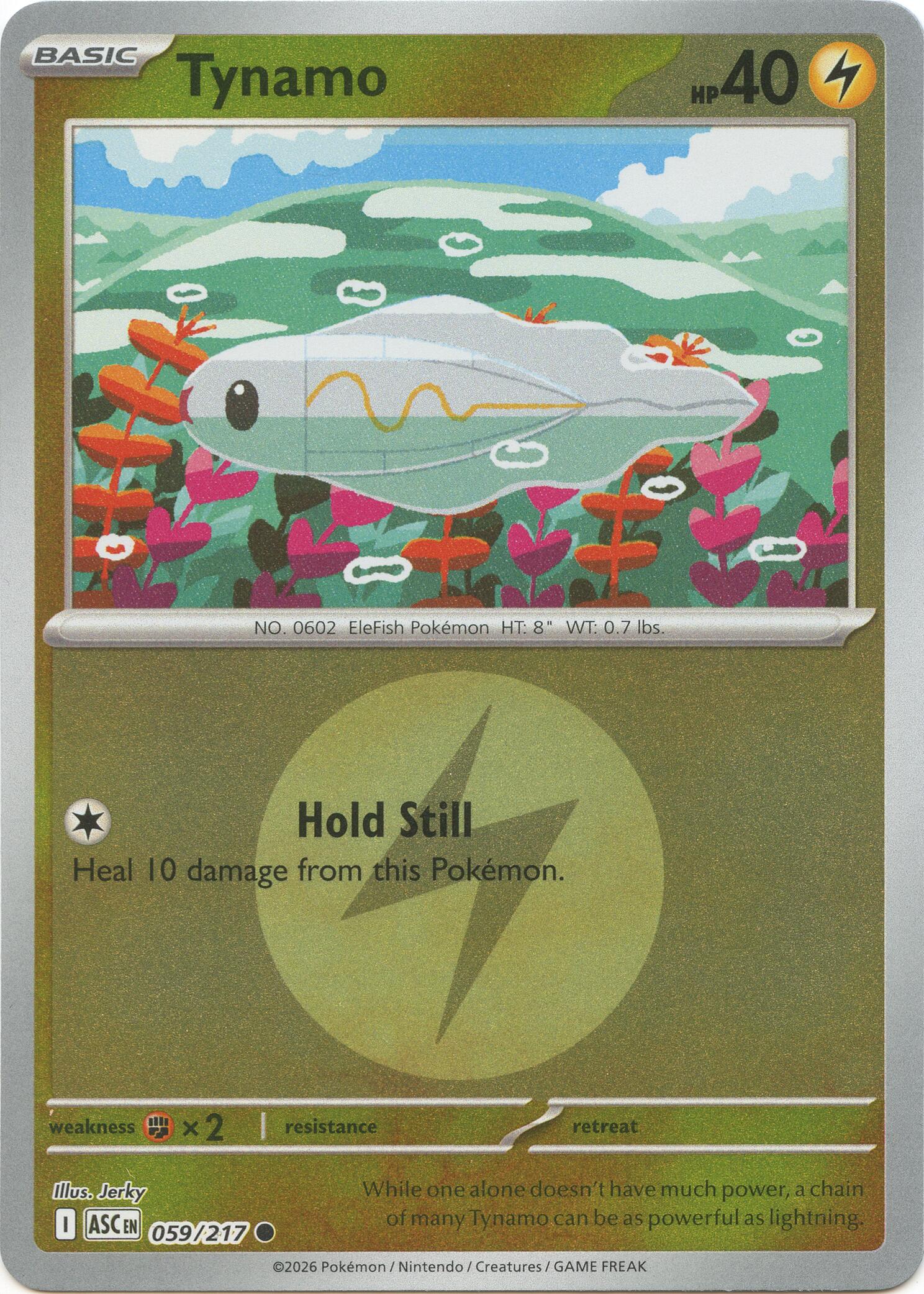 Tynamo (059/217) (Energy Symbol Pattern) [Mega Evolution: Ascended Heroes] | Jack's On Queen