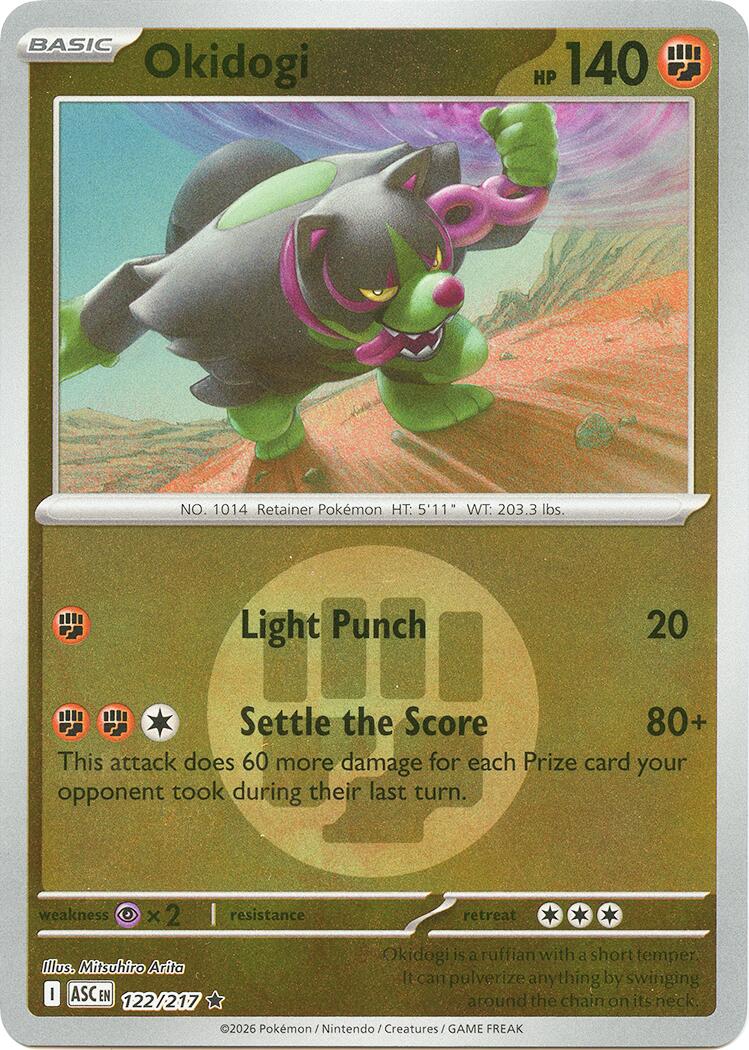 Okidogi (122/217) (Energy Symbol Pattern) [Mega Evolution: Ascended Heroes] | Jack's On Queen