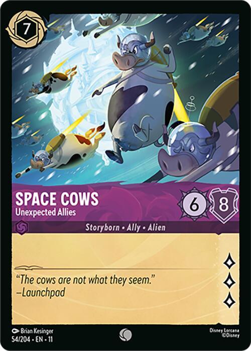 Space Cows - Unexpected Allies (54/204) [Winterspell] | Jack's On Queen
