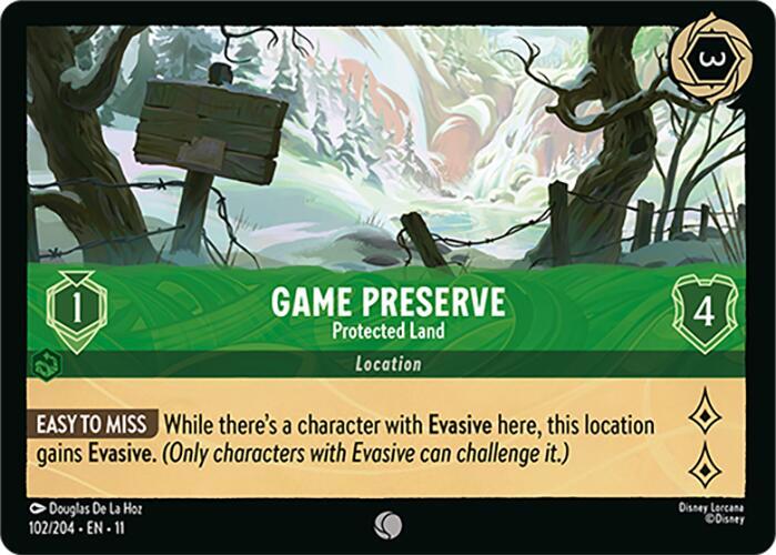 Game Preserve - Protected Land (102/204) [Winterspell] | Jack's On Queen
