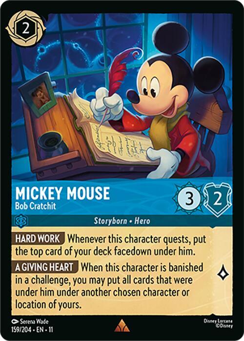 Mickey Mouse - Bob Cratchit (159/204) [Winterspell] | Jack's On Queen