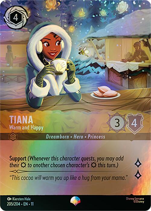 Tiana - Warm and Happy (Epic) (205/204) [Winterspell] | Jack's On Queen