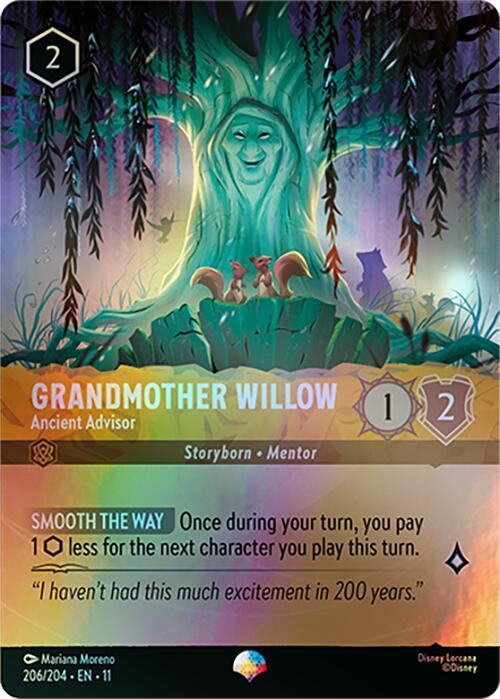 Grandmother Willow - Ancient Advisor (Epic) (206/204) [Winterspell] | Jack's On Queen