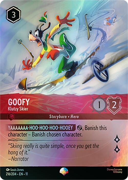 Goofy - Klutzy Skier (Epic) (216/204) [Winterspell] | Jack's On Queen