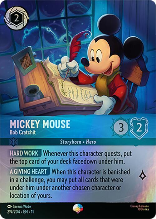 Mickey Mouse - Bob Cratchit (Epic) (219/204) [Winterspell] | Jack's On Queen