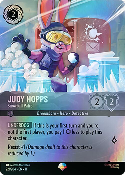 Judy Hopps - Snowball Patrol (Epic) (221/204) [Winterspell] | Jack's On Queen