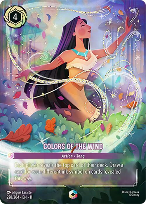 Colors of the Wind (Enchanted) (228/204) [Winterspell] | Jack's On Queen