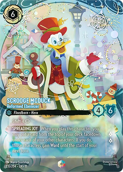 Scrooge McDuck - Reformed Ebenezer (Enchanted) (235/204) [Winterspell] | Jack's On Queen