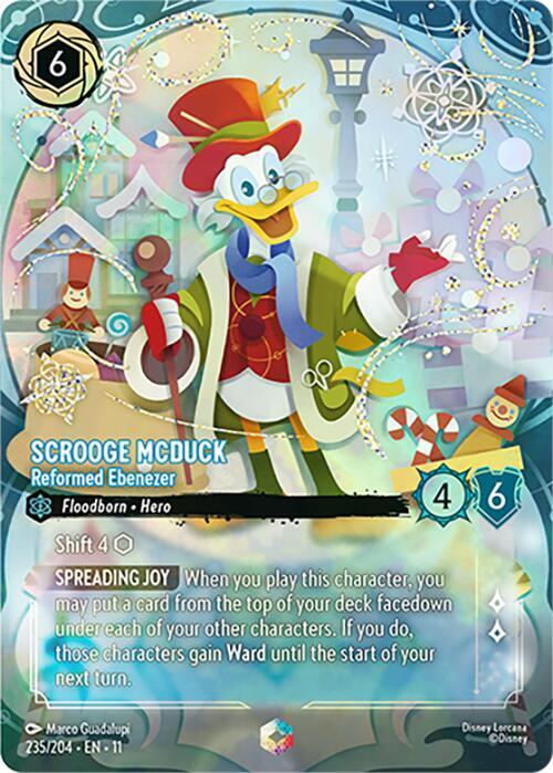 Scrooge McDuck - Reformed Ebenezer (Enchanted) (235/204) [Winterspell] | Jack's On Queen