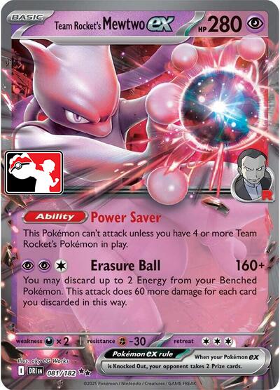 Team Rocket's Mewtwo ex (079/217) [Prize Pack Series Eight] | Jack's On Queen