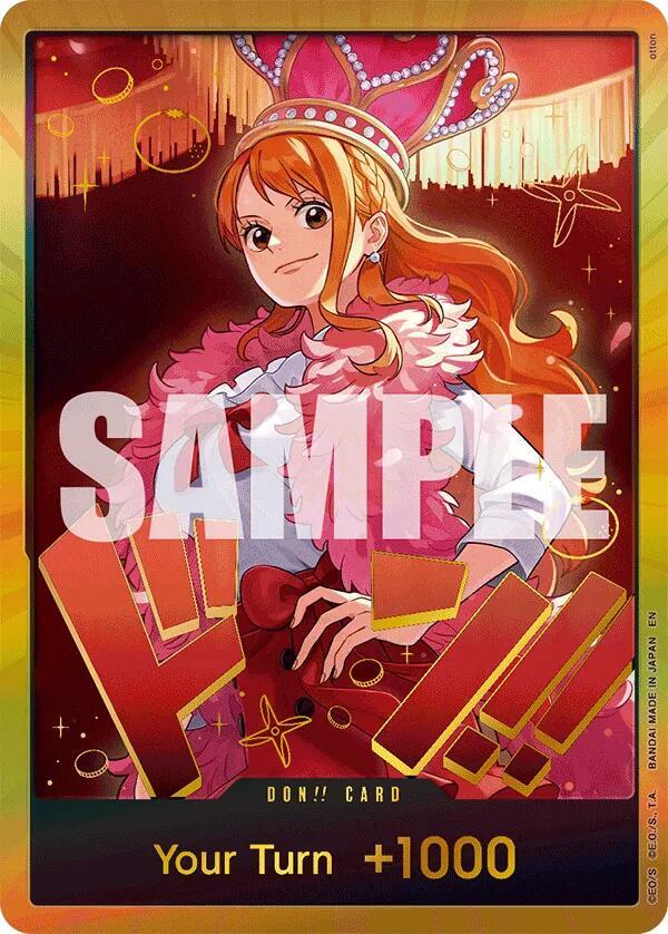 DON!! Card (Nami) (Gold) [Extra Booster: One Piece Heroines Edition] | Jack's On Queen
