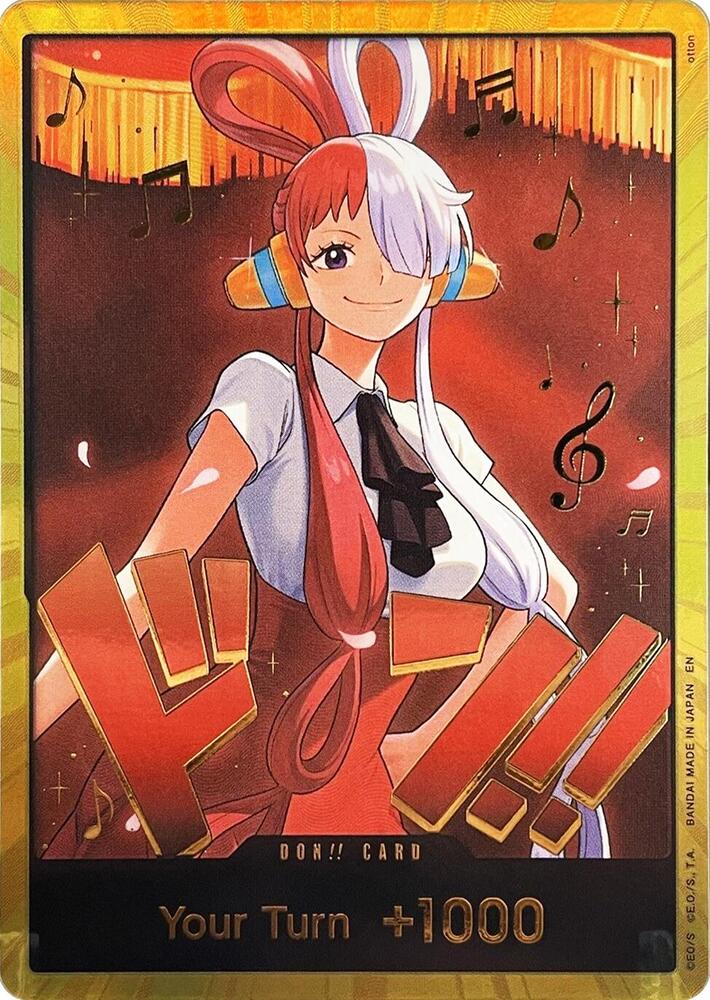 DON!! Card (Uta) (Gold) [Extra Booster: One Piece Heroines Edition] | Jack's On Queen