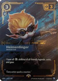 Heimerdinger - Inventor (111a/298) [Riftbound Promotional Cards] | Jack's On Queen