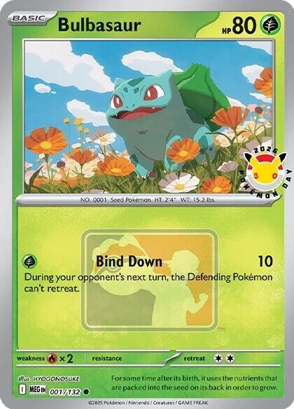 Bulbasaur (001/132) (Pokemon Day 2026) [Miscellaneous Cards] | Jack's On Queen
