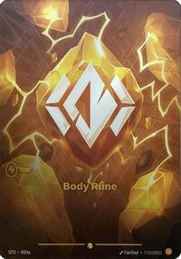 Body Rune (R04a) (R04a) [Spiritforged] | Jack's On Queen