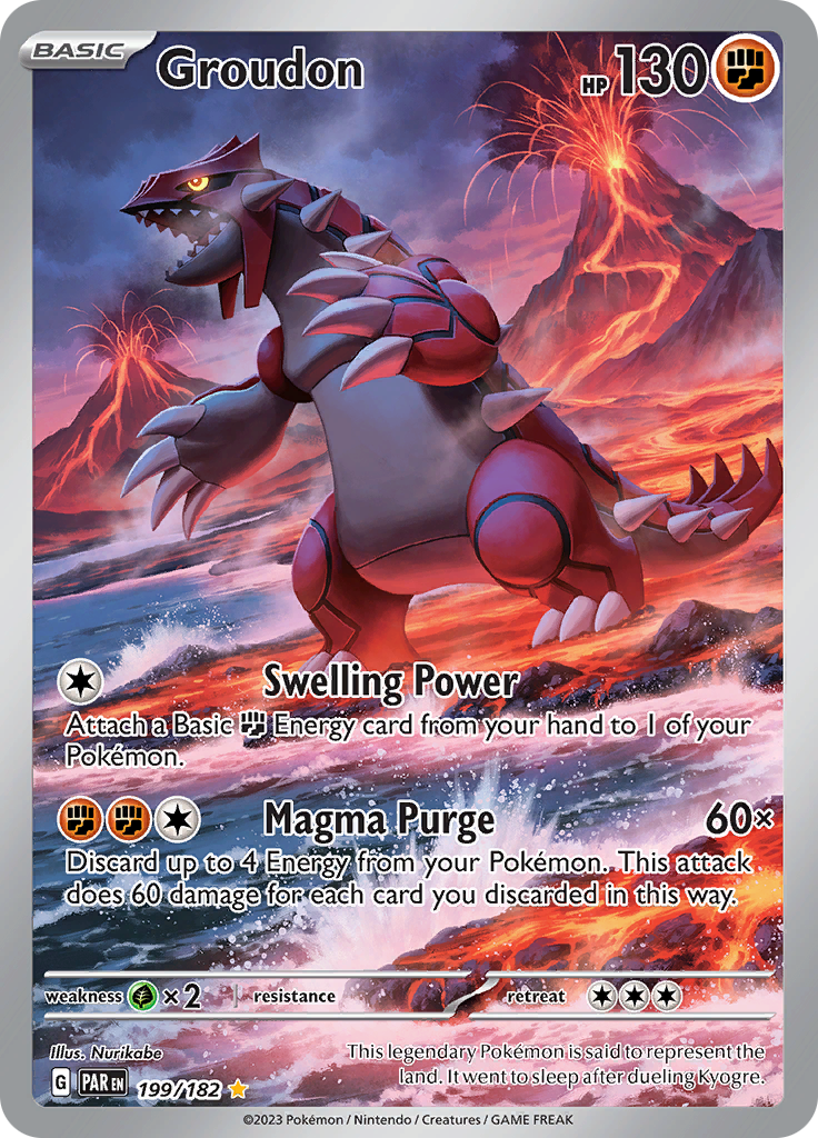 Groudon (199/182) [Scarlet & Violet: Paradox Rift] | Jack's On Queen