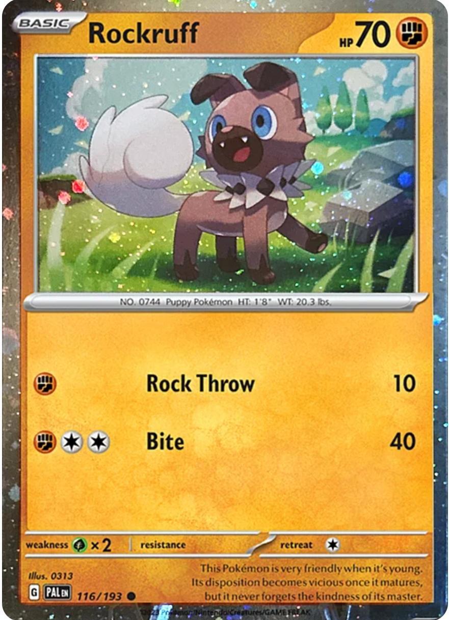 Rockruff (116/193) (Cosmos Holo) [Scarlet & Violet: Black Star Promos] | Jack's On Queen