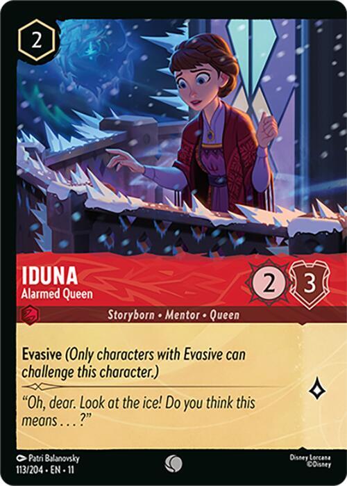 Iduna - Alarmed Queen (Foil) (113/204) [Winterspell] | Jack's On Queen