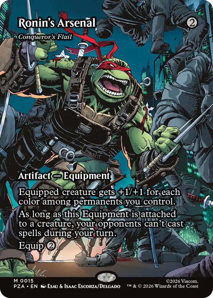 Ronin's Arsenal - Conqueror's Flail (Borderless) [Teenage Mutant Ninja Turtles Eternal-Legal] | Jack's On Queen