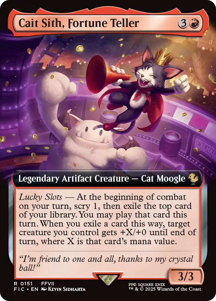 Cait Sith, Fortune Teller (Extended Art) [FINAL FANTASY Commander] | Jack's On Queen