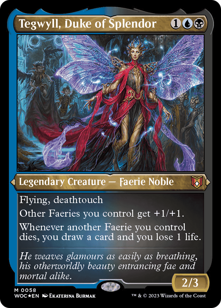 Tegwyll, Duke of Splendor (Display Commander) [Wilds of Eldraine Commander] | Jack's On Queen