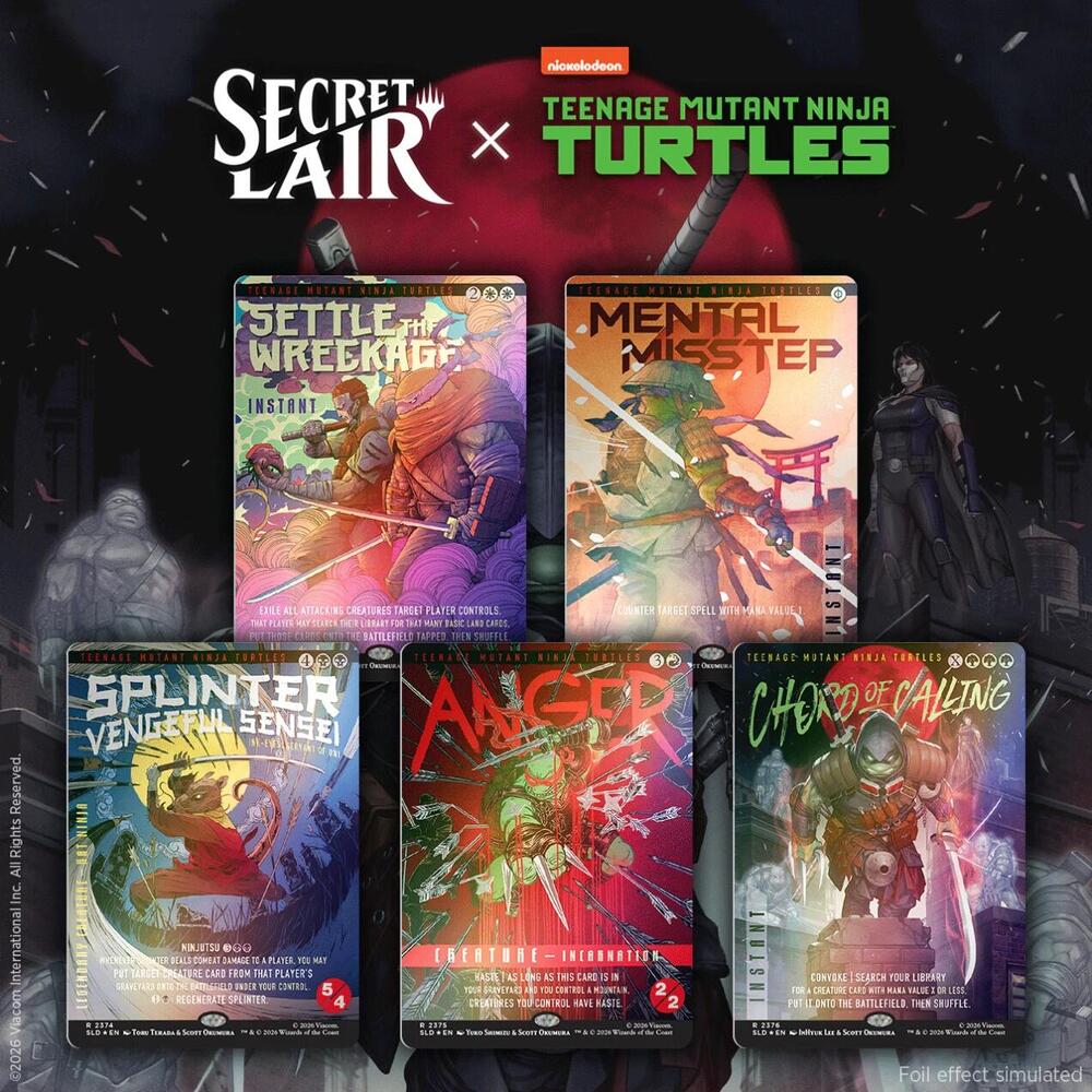 Secret Lair Drop: Secret Lair x Teenage Mutant Ninja Turtles: The Last Ronin - Traditional Foil Edition - Secret Lair Drop Series (SLD) | Jack's On Queen