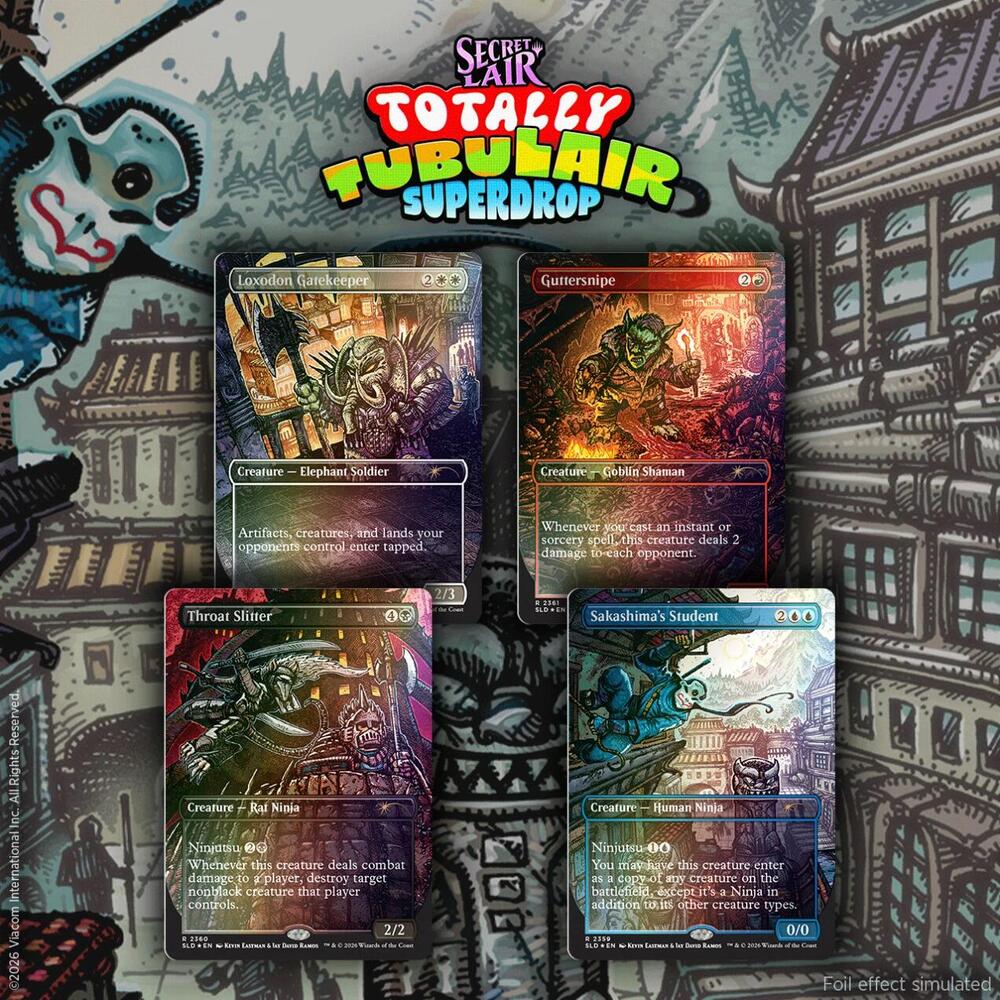 Secret Lair Drop: Featuring: Kevin Eastman (Colors) - Traditional Foil Edition - Secret Lair Drop Series (SLD) | Jack's On Queen