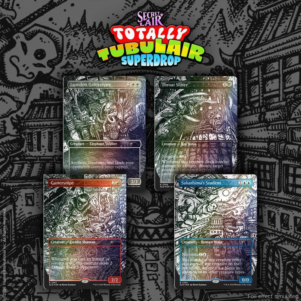 Secret Lair Drop: Featuring: Kevin Eastman (Inks) - Traditional Foil Edition - Secret Lair Drop Series (SLD) | Jack's On Queen
