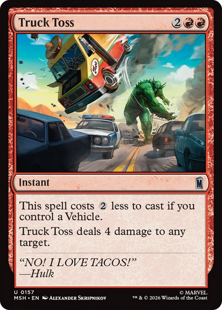 Truck Toss [Marvel Super Heroes] | Jack's On Queen