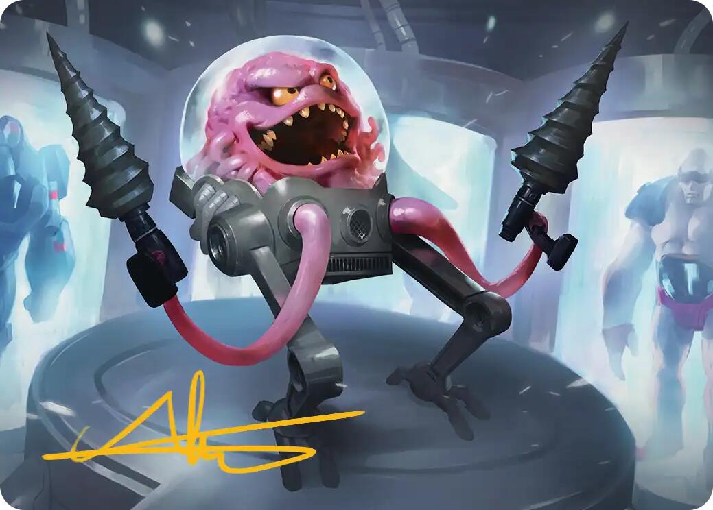 Krang, Master Mind Art Card (4/54) (Gold-Stamped Signature) [Teenage Mutant Ninja Turtles Art Series] | Jack's On Queen