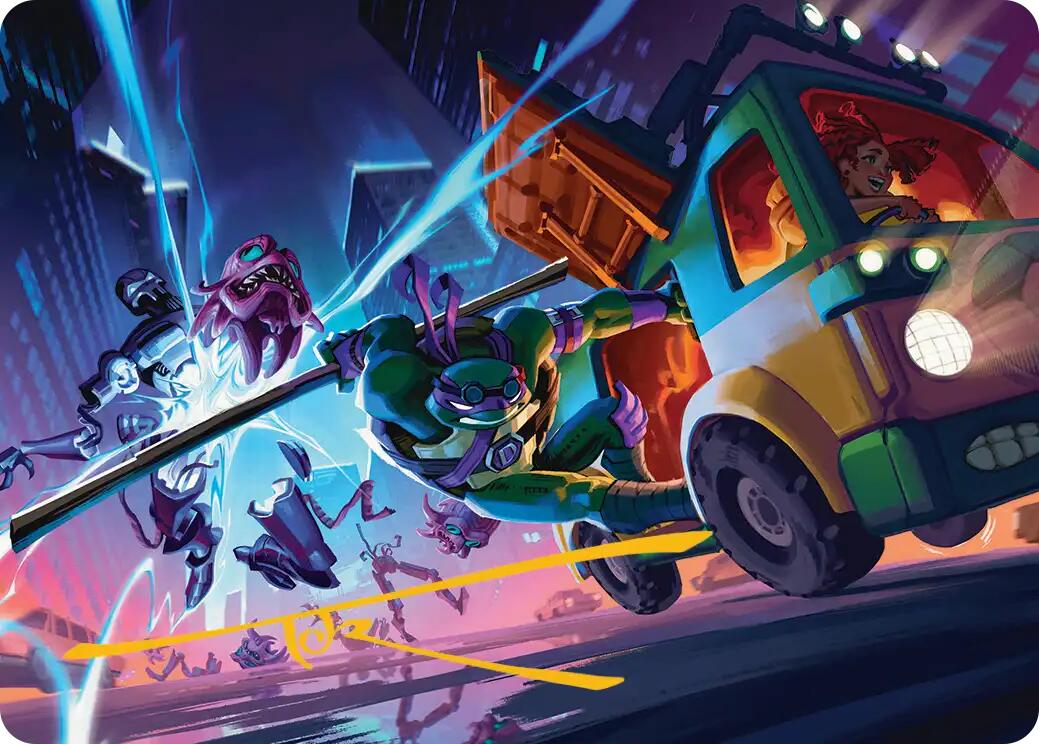 Donatello, Rad Scientist Art Card (Gold-Stamped Signature) [Teenage Mutant Ninja Turtles Art Series] | Jack's On Queen
