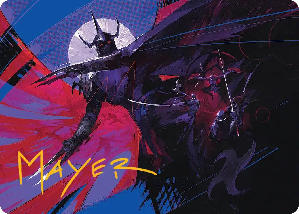 Shredder's Technique Art Card (Gold-Stamped Signature) [Teenage Mutant Ninja Turtles Art Series] | Jack's On Queen
