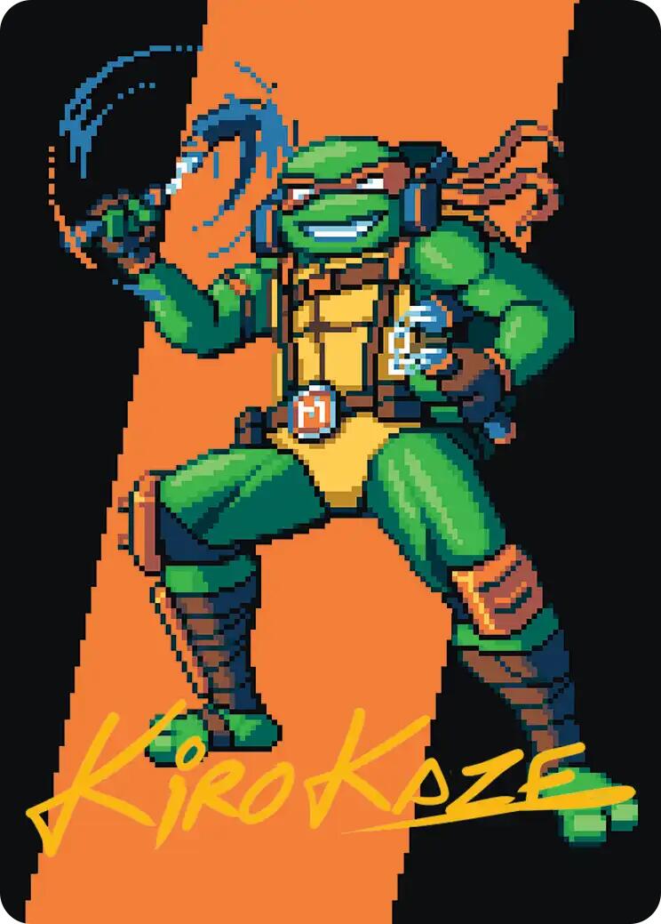 Michelangelo, the Heart Art Card (Gold-Stamped Signature) [Teenage Mutant Ninja Turtles Art Series] | Jack's On Queen