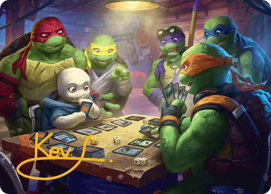 Lessons from Life Art Card (Gold-Stamped Signature) [Teenage Mutant Ninja Turtles Art Series] | Jack's On Queen