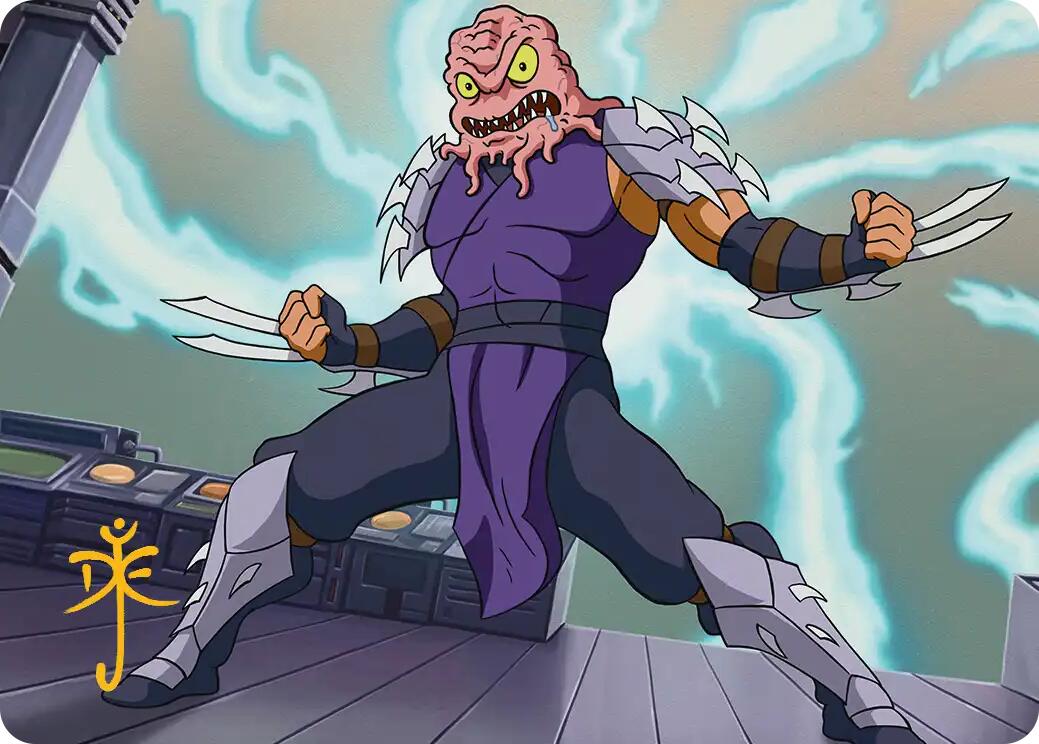 Krang & Shredder Art Card (Gold-Stamped Signature) [Teenage Mutant Ninja Turtles Art Series] | Jack's On Queen