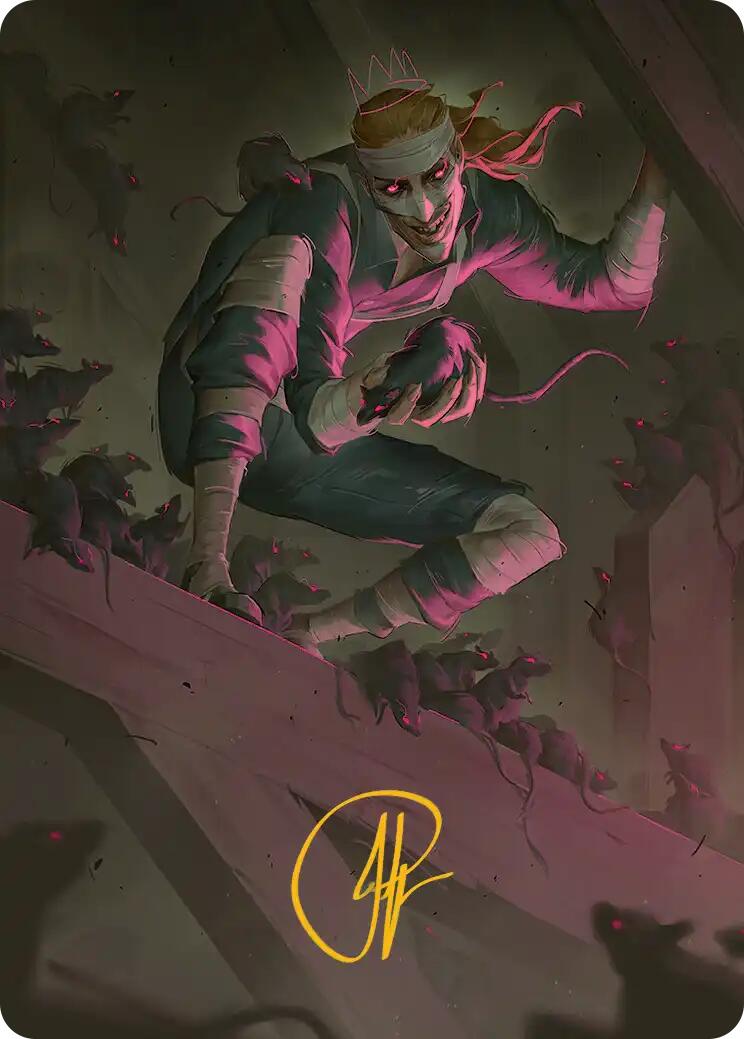 Rat King, the Chaosbringer Art Card (Gold-Stamped Signature) [Teenage Mutant Ninja Turtles Art Series] | Jack's On Queen