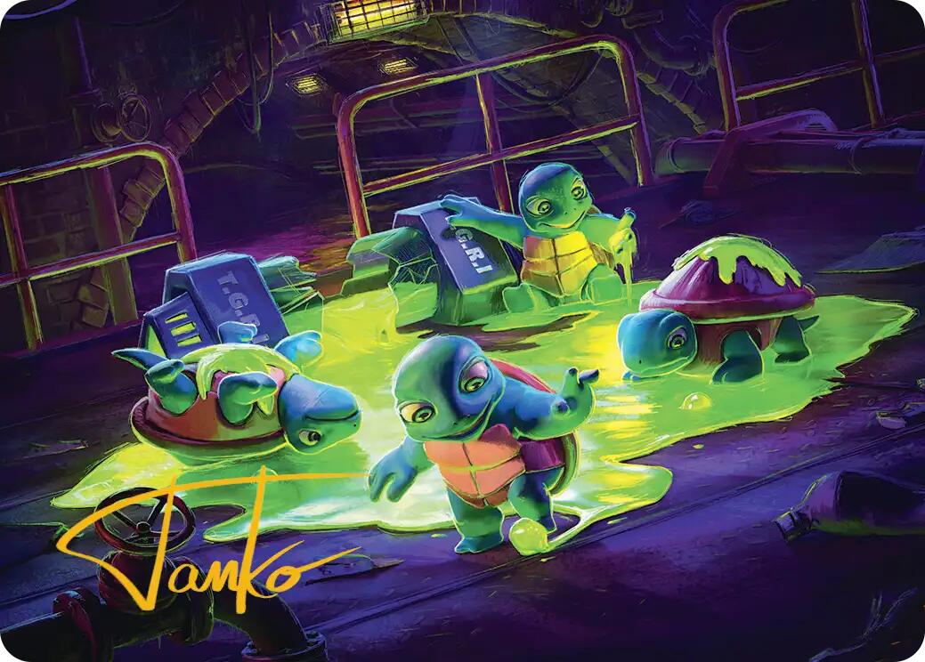 The Ooze Art Card (Gold-Stamped Signature) [Teenage Mutant Ninja Turtles Art Series] | Jack's On Queen