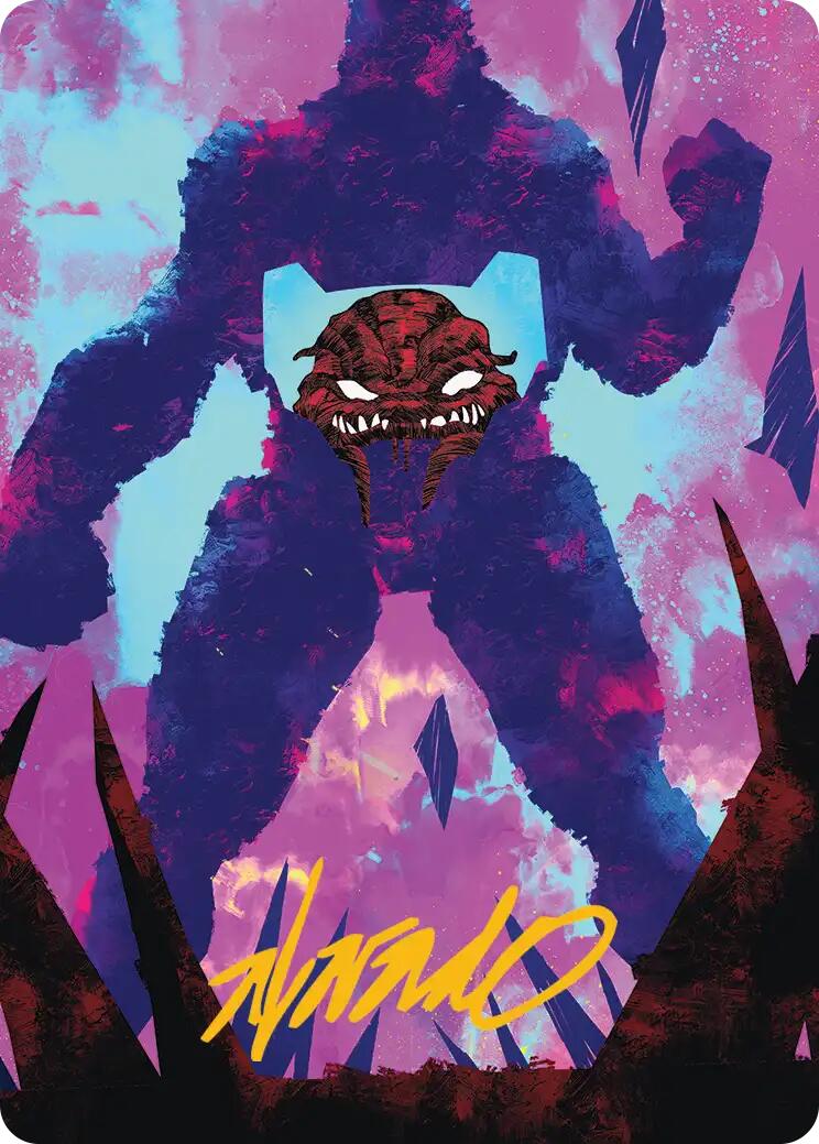 Krang, Utrom Warlord Art Card (Gold-Stamped Signature) [Teenage Mutant Ninja Turtles Art Series] | Jack's On Queen