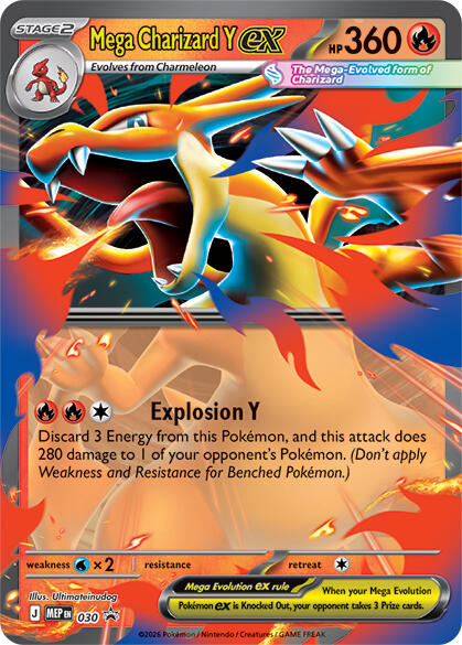 Mega Charizard Y ex (030) [Mega Evolution Promo] | Jack's On Queen