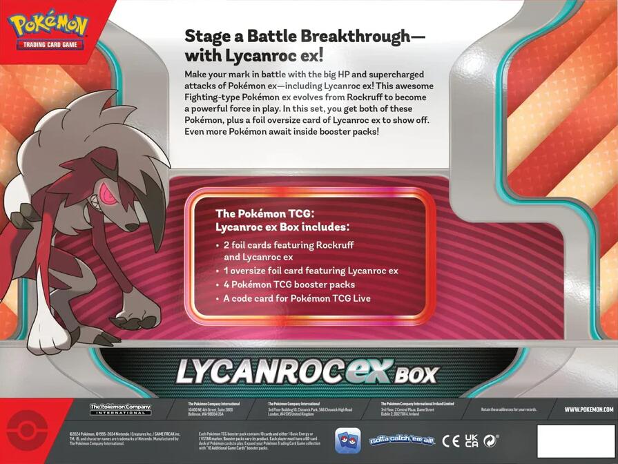 Lycanroc ex Box (EU Exclusive) | Jack's On Queen