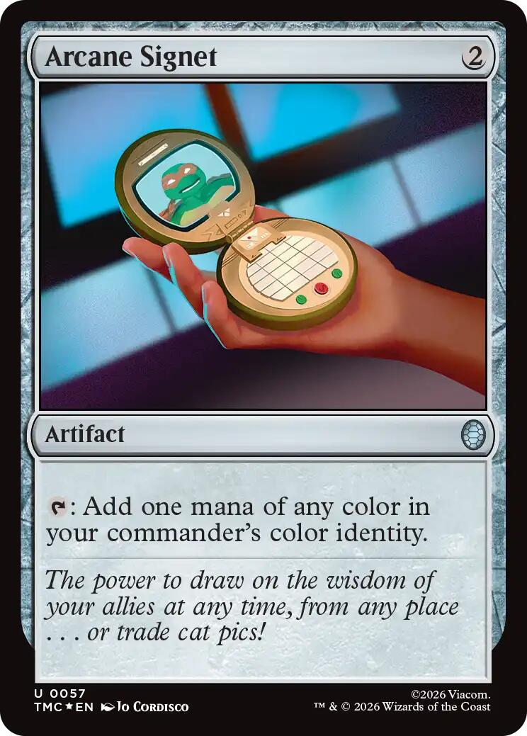 Arcane Signet (Surge Foil) [Teenage Mutant Ninja Turtles Commander] | Jack's On Queen