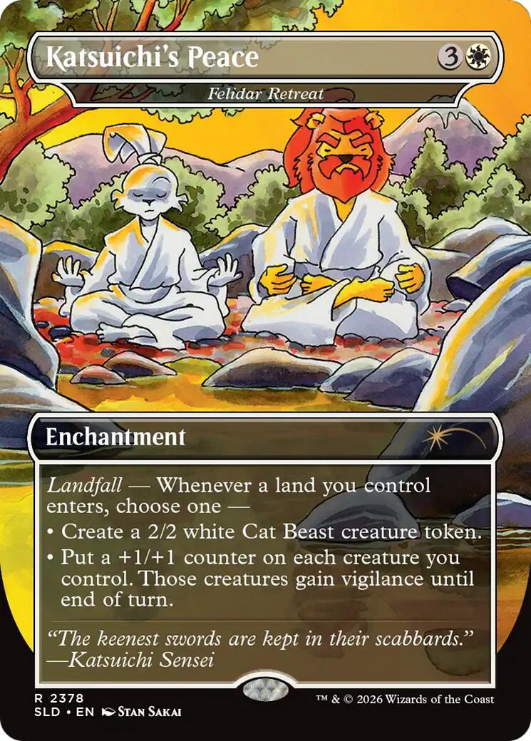 Katsuichi's Peace - Felidar Retreat [Secret Lair Drop Series] | Jack's On Queen