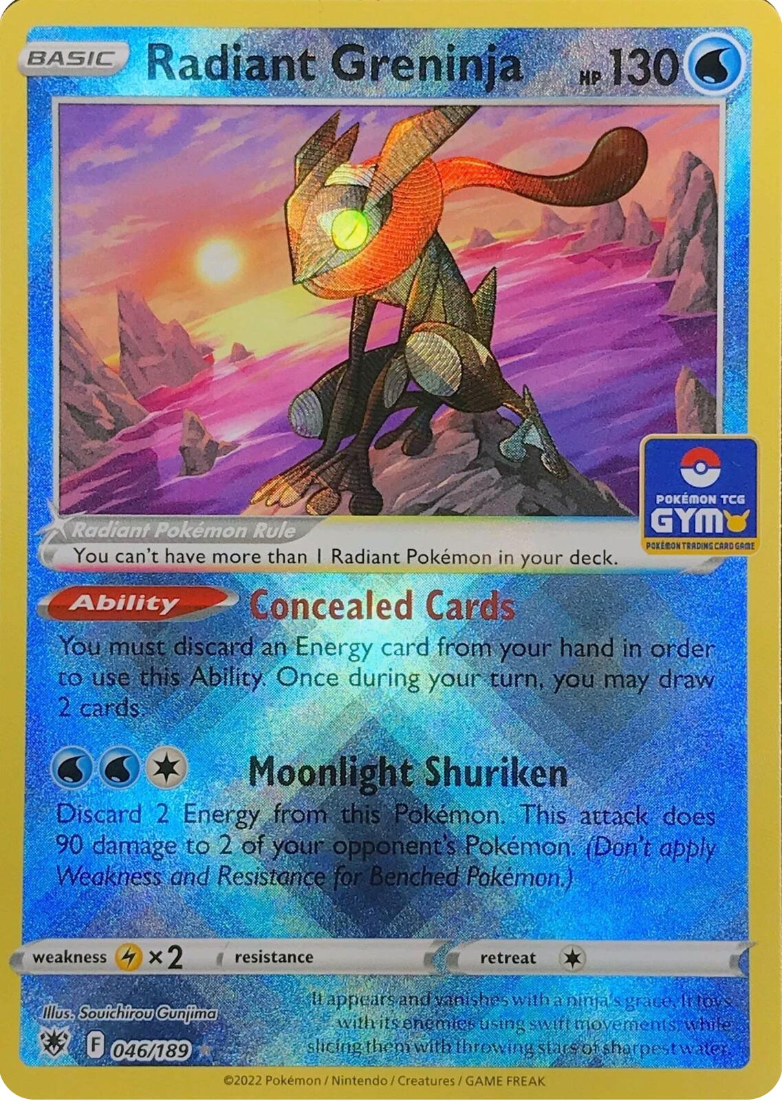 Radiant Greninja (046/189) [League & Championship Cards] | Jack's On Queen