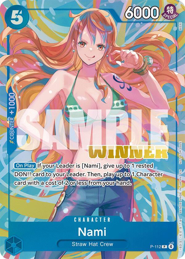 Nami (Heroines Battle Winner Pack) (P-112) [One Piece Promotion Cards] | Jack's On Queen