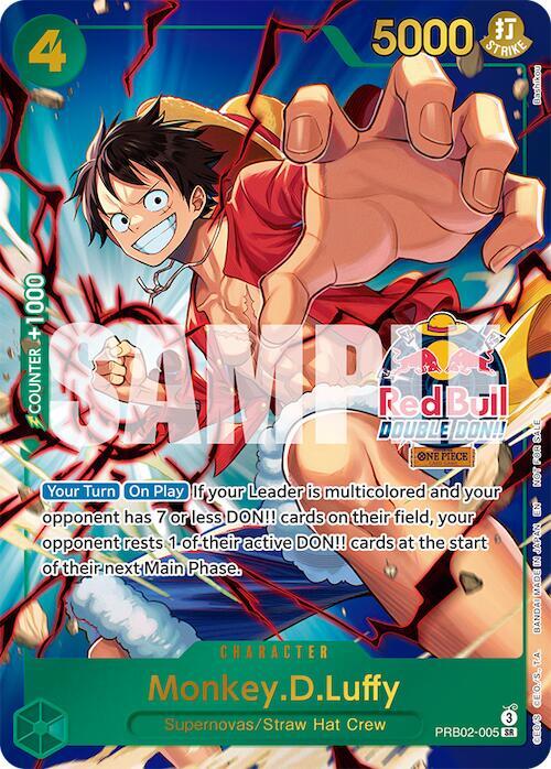 Monkey.D.Luffy (Red Bull Double Don!!) (Winner) (PRB02-005) [One Piece Promotion Cards] | Jack's On Queen