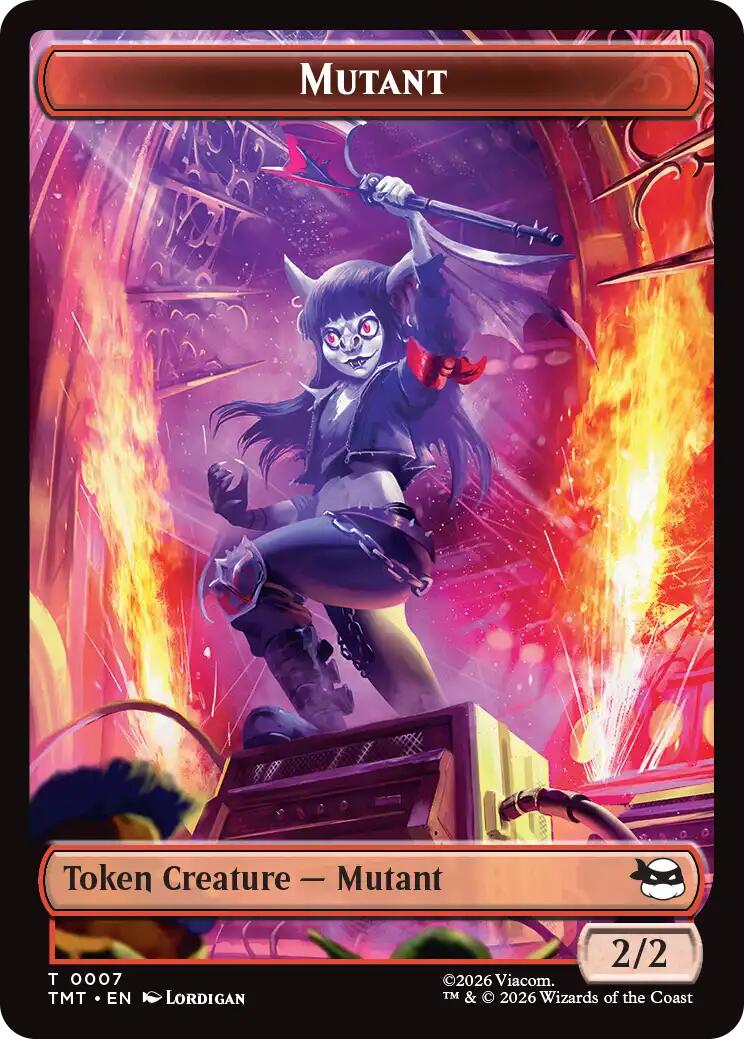 Mutant // Mutagen Double-Sided Token [Teenage Mutant Ninja Turtles Tokens] | Jack's On Queen