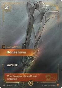 Boneshiver (118a/221) [Riftbound Organized Play Promotional Cards] | Jack's On Queen