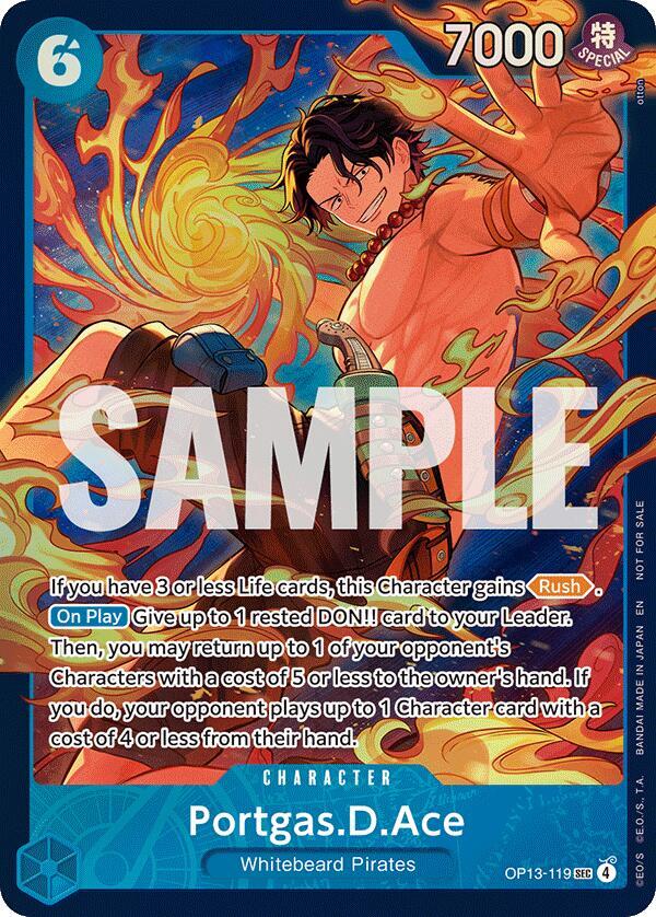 Portgas.D.Ace (119) (Treasure Cup 2026) (Store) (OP13-119) [One Piece Promotion Cards] | Jack's On Queen