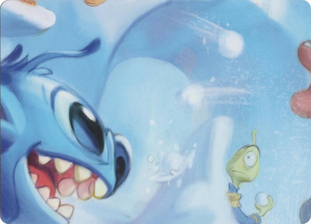 Winterspell Snowball Fight Puzzle Insert (Middle Center) [Winterspell] | Jack's On Queen